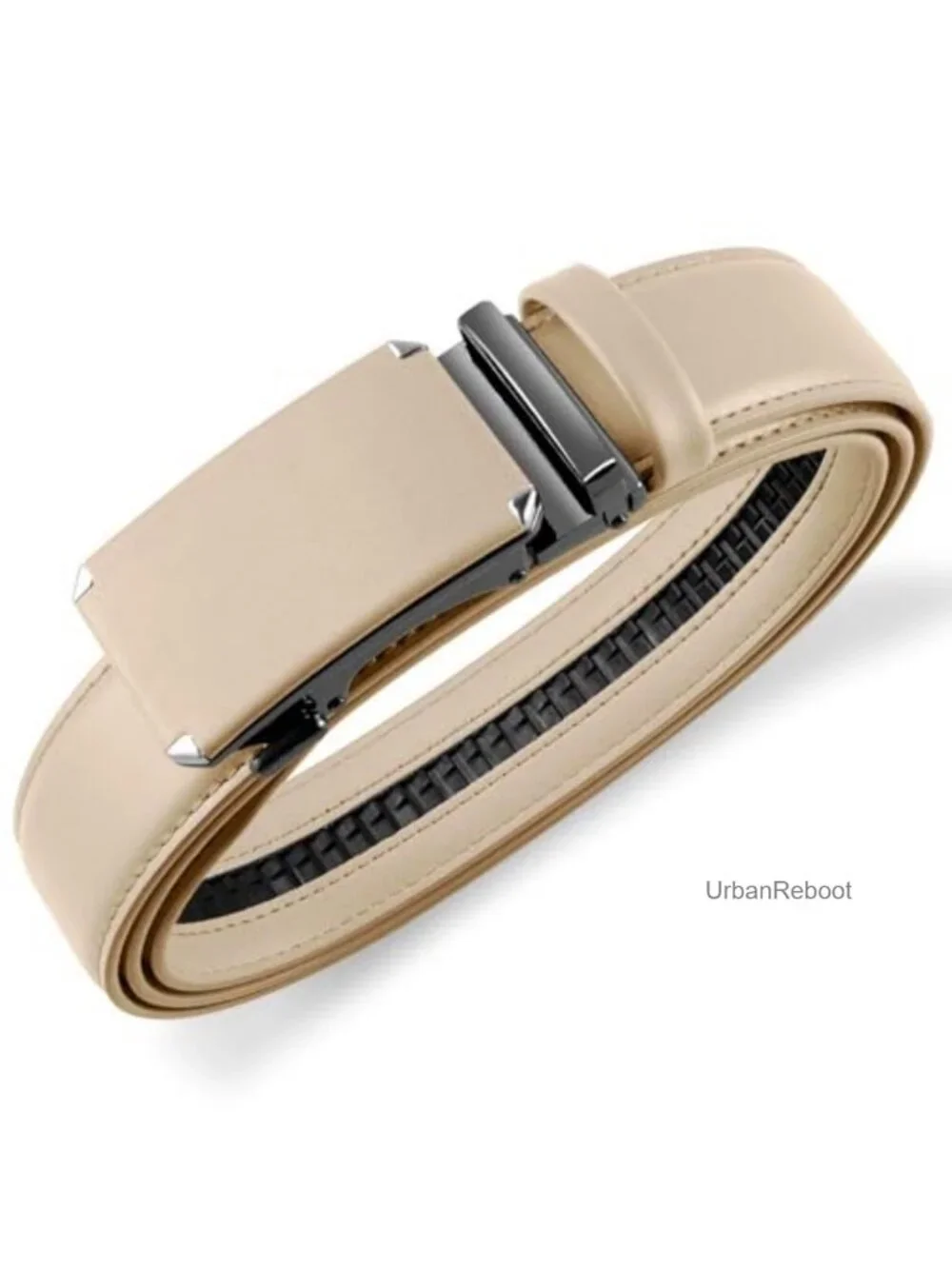 Men's Leather Ratchet Belt 1 3/8